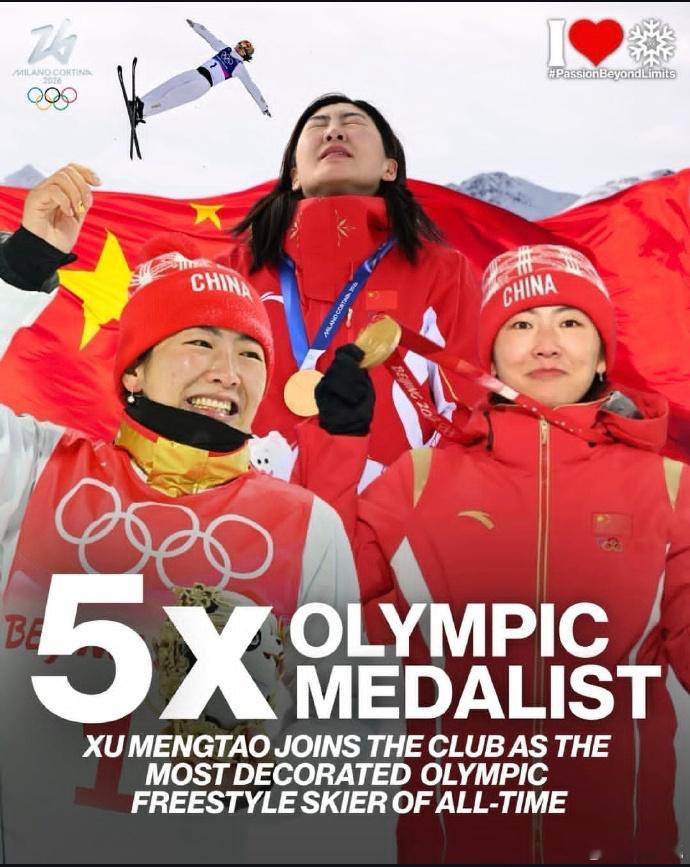 徐梦桃的传奇仍在继续徐梦桃说年龄从不是追梦的枷锁 作为五战冬奥的老将，她在本届米