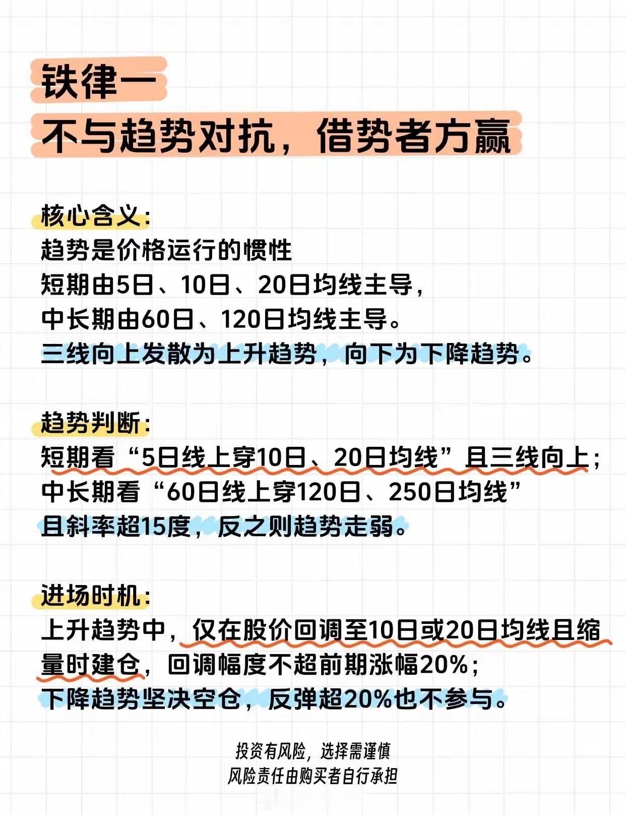 游资大佬的5条交易铁律以上内容仅供学习参考，不构成投资建议的行为股市有风险，投资