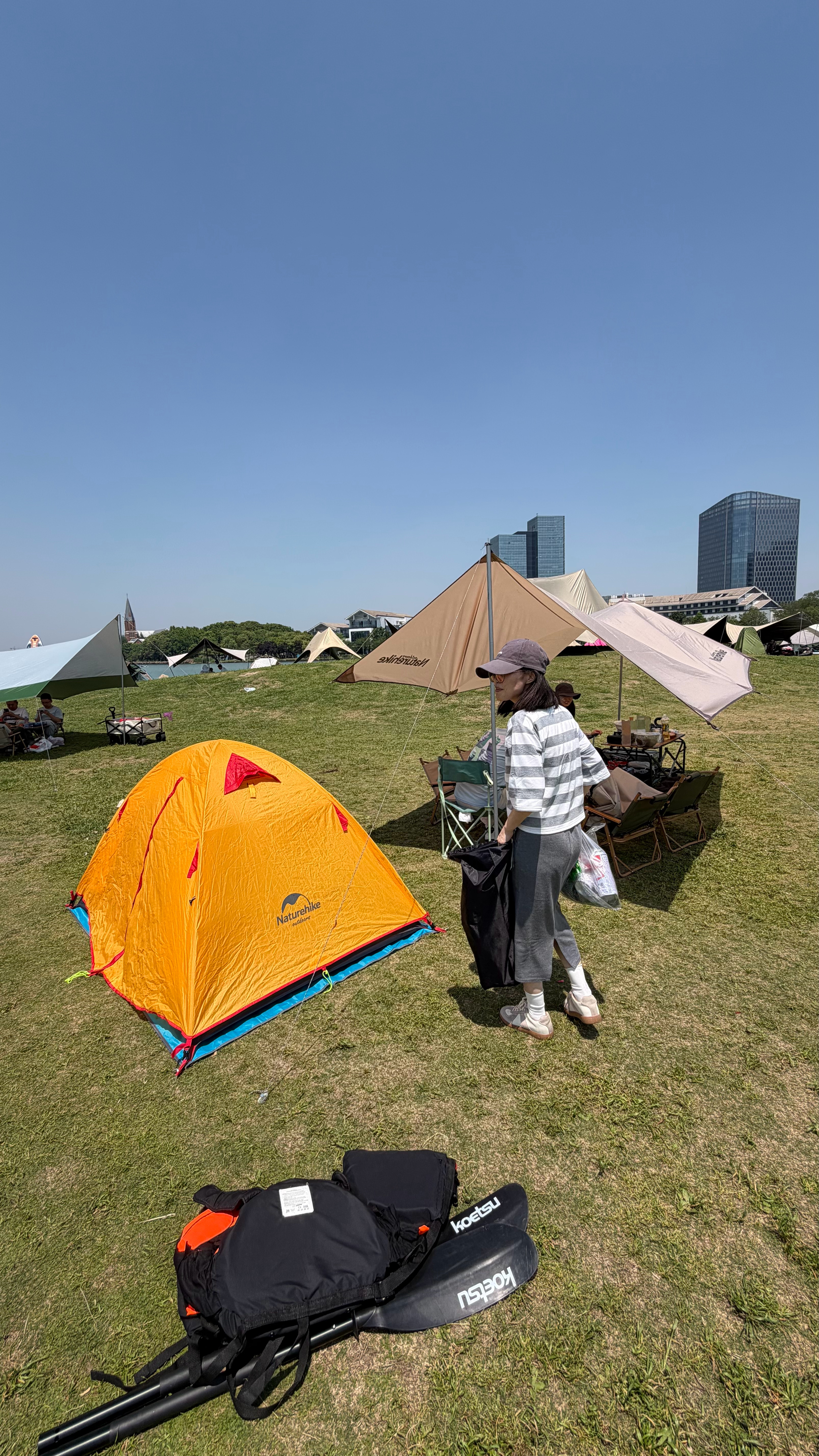 来露营，天气很巴适🏕️ 