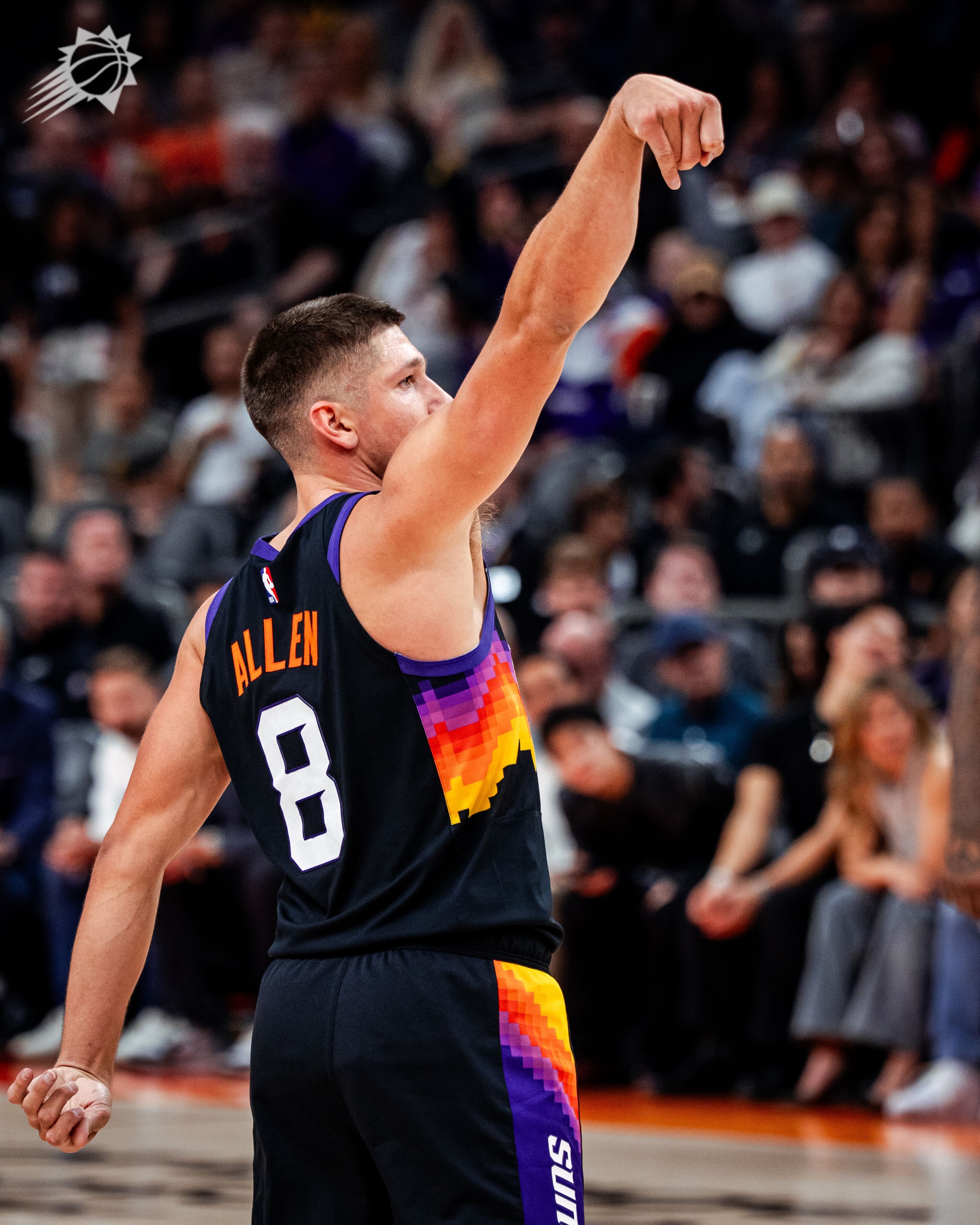 阿伦连续命中三分 🎯 菲尼克斯太阳 旭日东升 公牛vs太阳