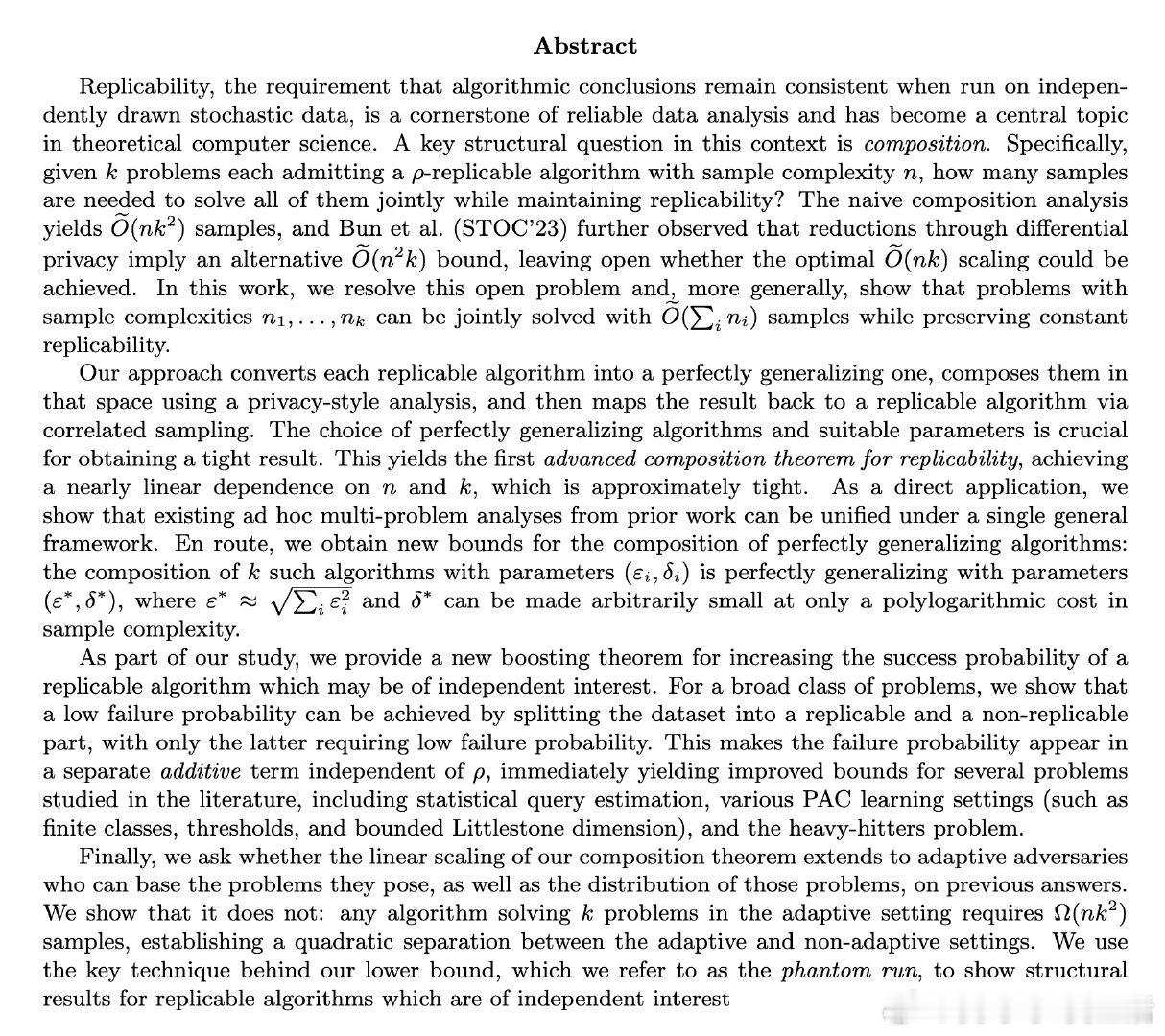 [LG]《Replicable Composition》K Banihashem