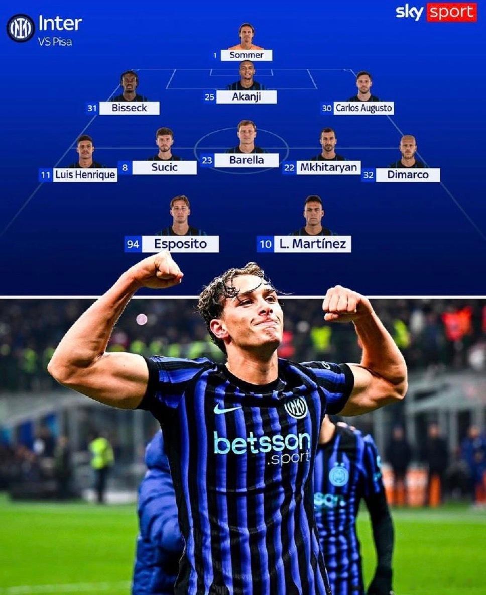 SKY最新的首发预测如下国际米兰1比3阿森纳热点现场 目标3分 冲！ 