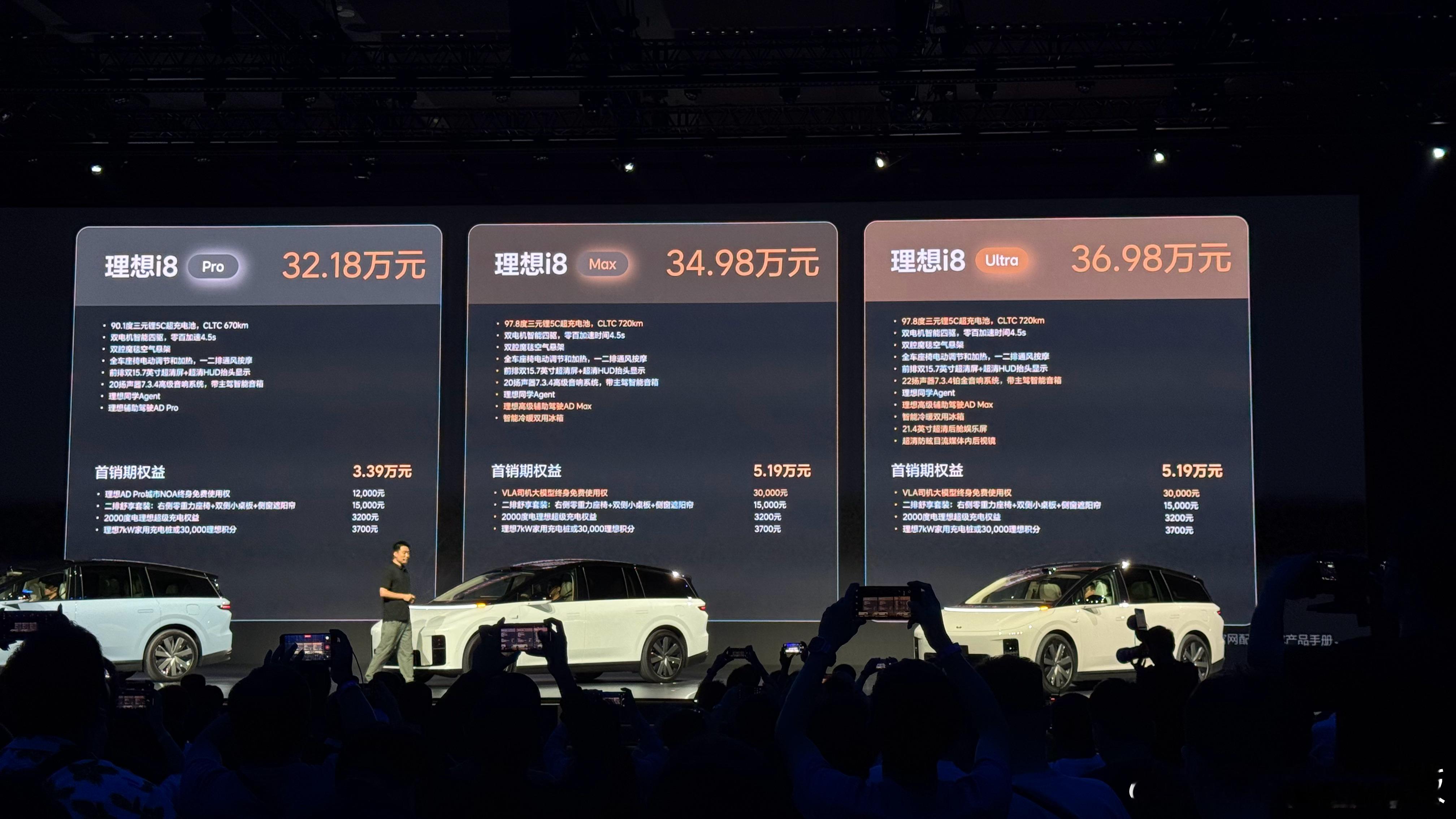 理想i8的价格来了 这个价格你们觉得怎么样？理想i8 pro版本 321800元