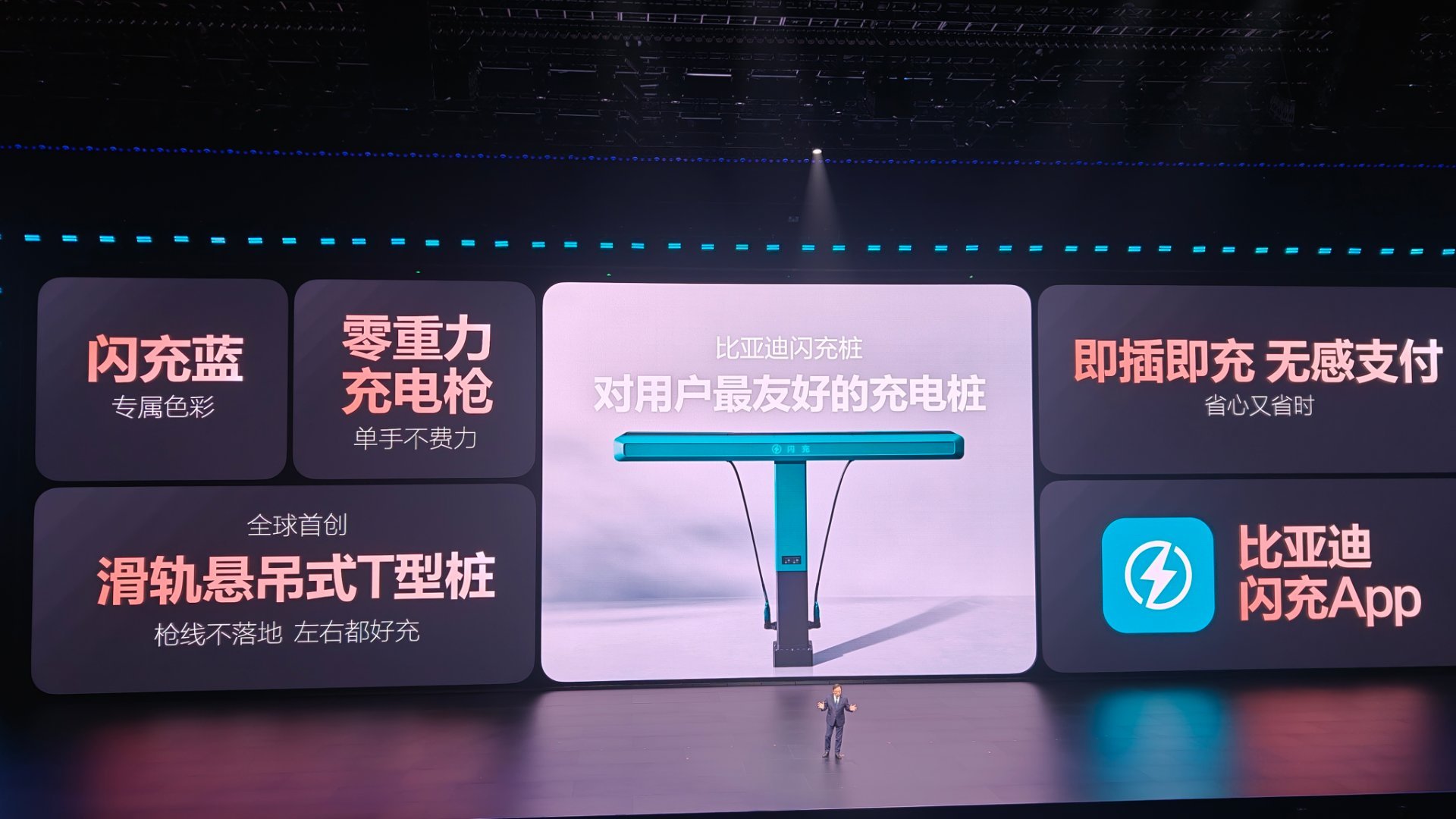 比亚迪靠设计解决了网约车司机乱扔充电枪的问题比亚迪比亚迪今晚发布二代刀片及闪充 