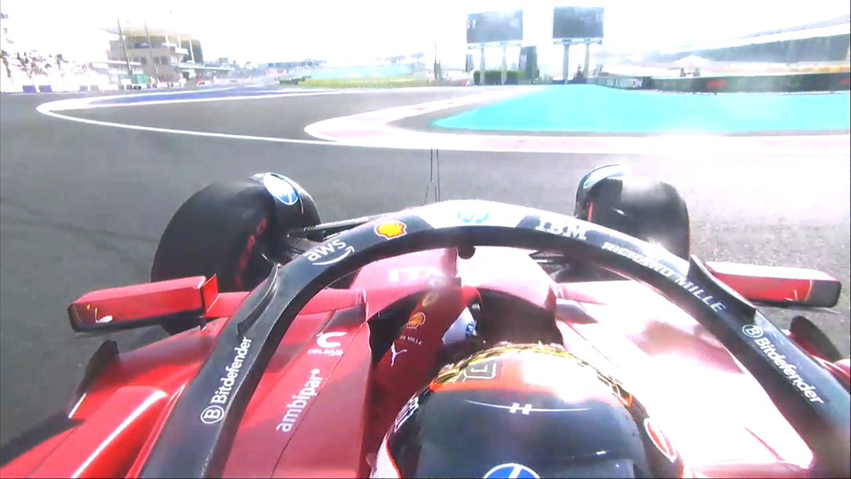 法拉利：勒克莱尔阿布扎比站5号弯旋转‍