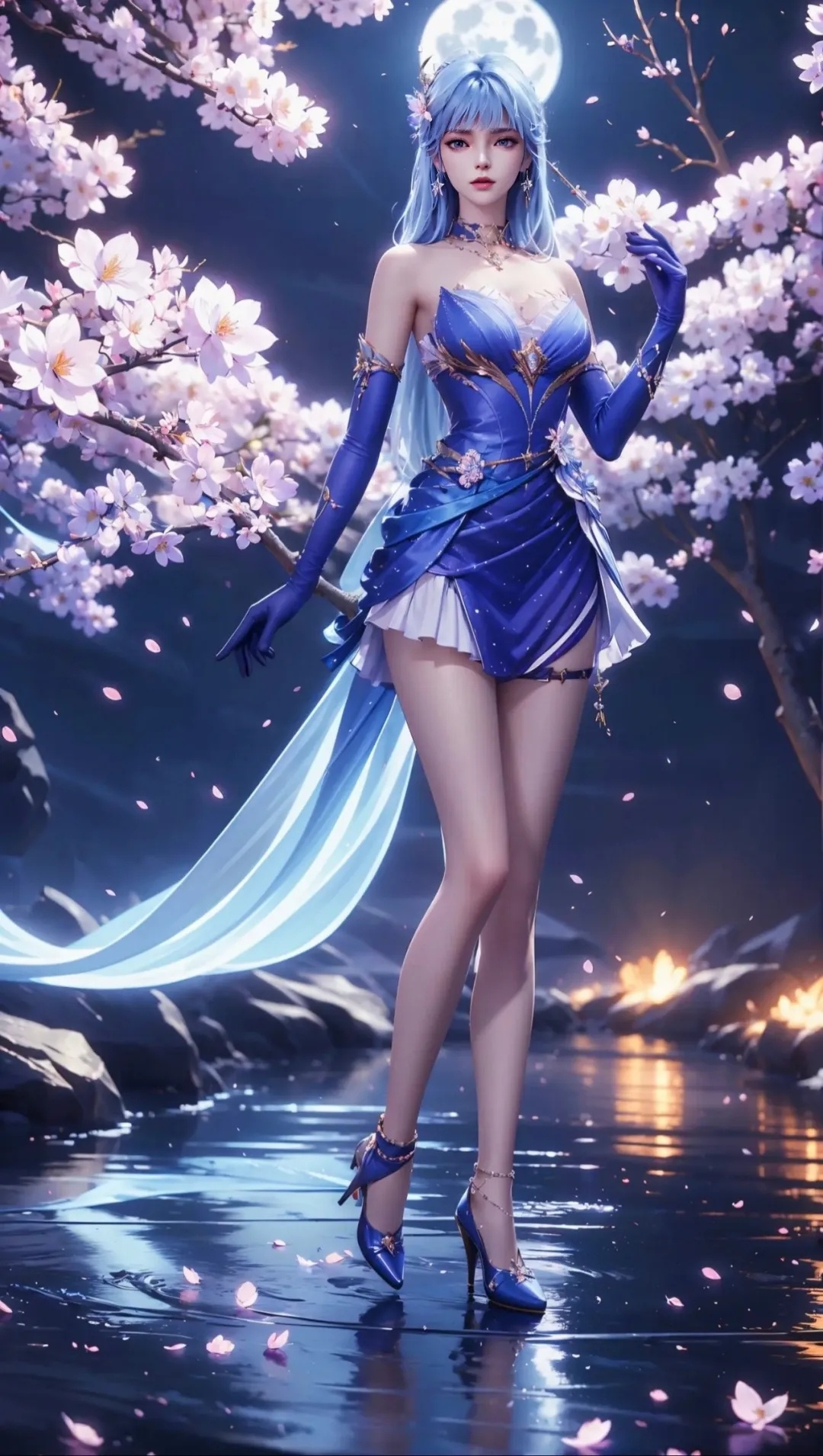 #动漫[超话]##漫视界企划##神印王座动画# 高清｜无水印，花前、月下的圣采儿