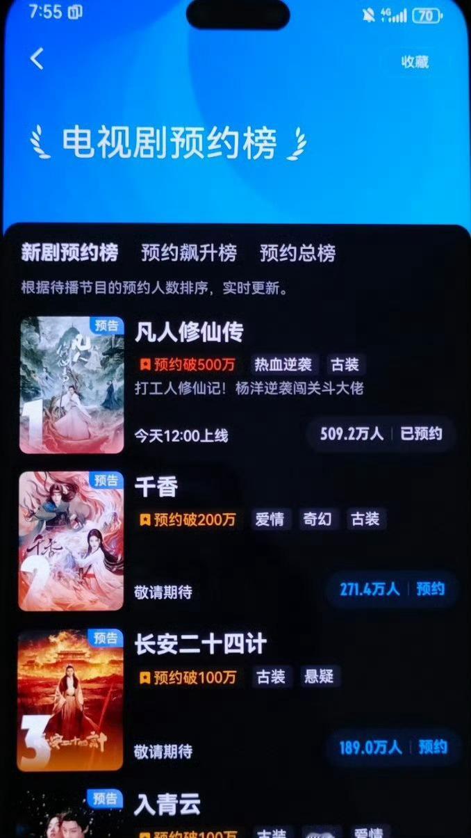 杨洋的剧粉盘[赞][赞][赞]《凡人修仙传》已经领先所有，已成为👖有史以来开播