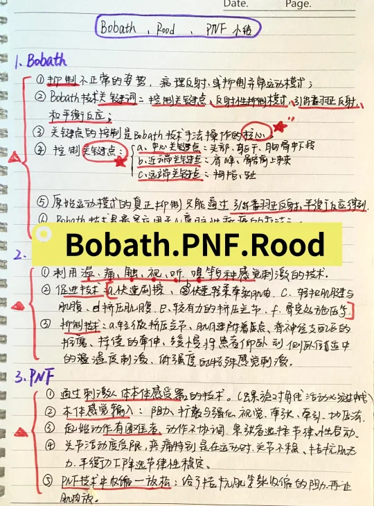 今日分享——Bobath VS.PNF VS.Rood