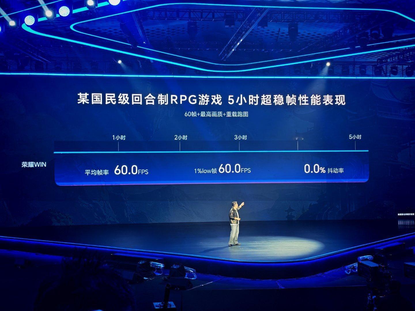 荣耀WIN居然能连续玩星铁5小时，而且帧率还做到了一条直线不波动，这是真强啊荣耀