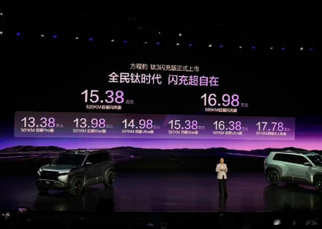 方程豹个性化闪充站布局方程豹  在闪充发布会后，方程豹钛3也发布了，钛3 闪充版