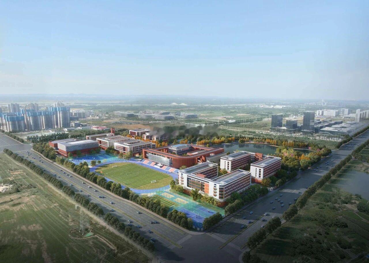 合肥知名中学新校区要来了合肥九中高新校区主体结构全面封顶。项目位于望江西路与运河