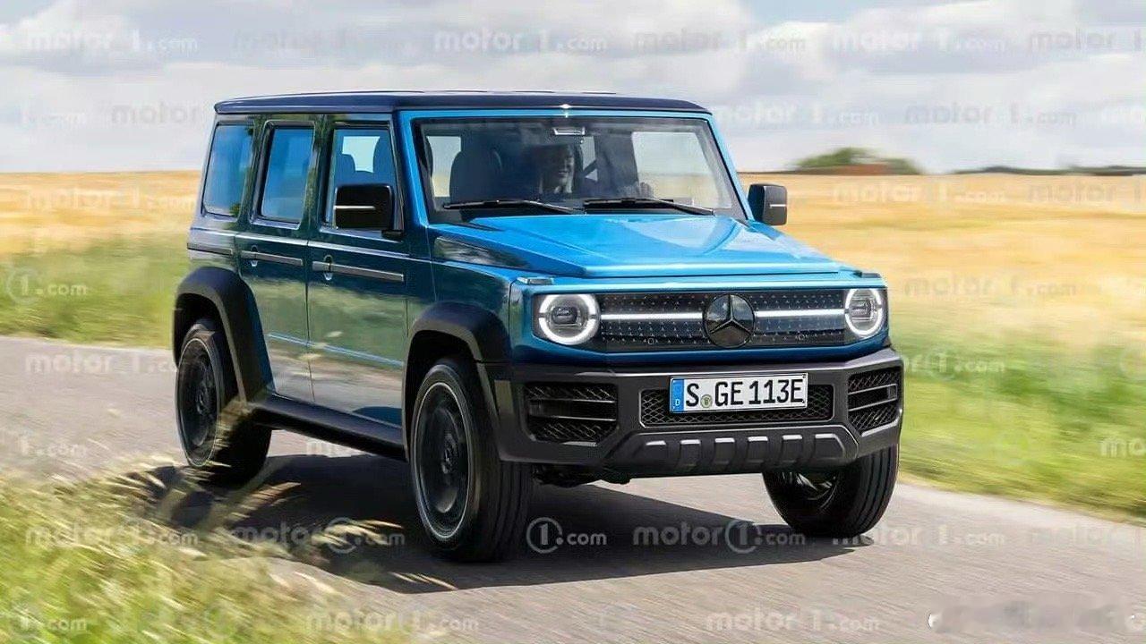 汽车[超话]   奔驰小g渲染图曝光，命名就是“g-Class”，车身体积确实比