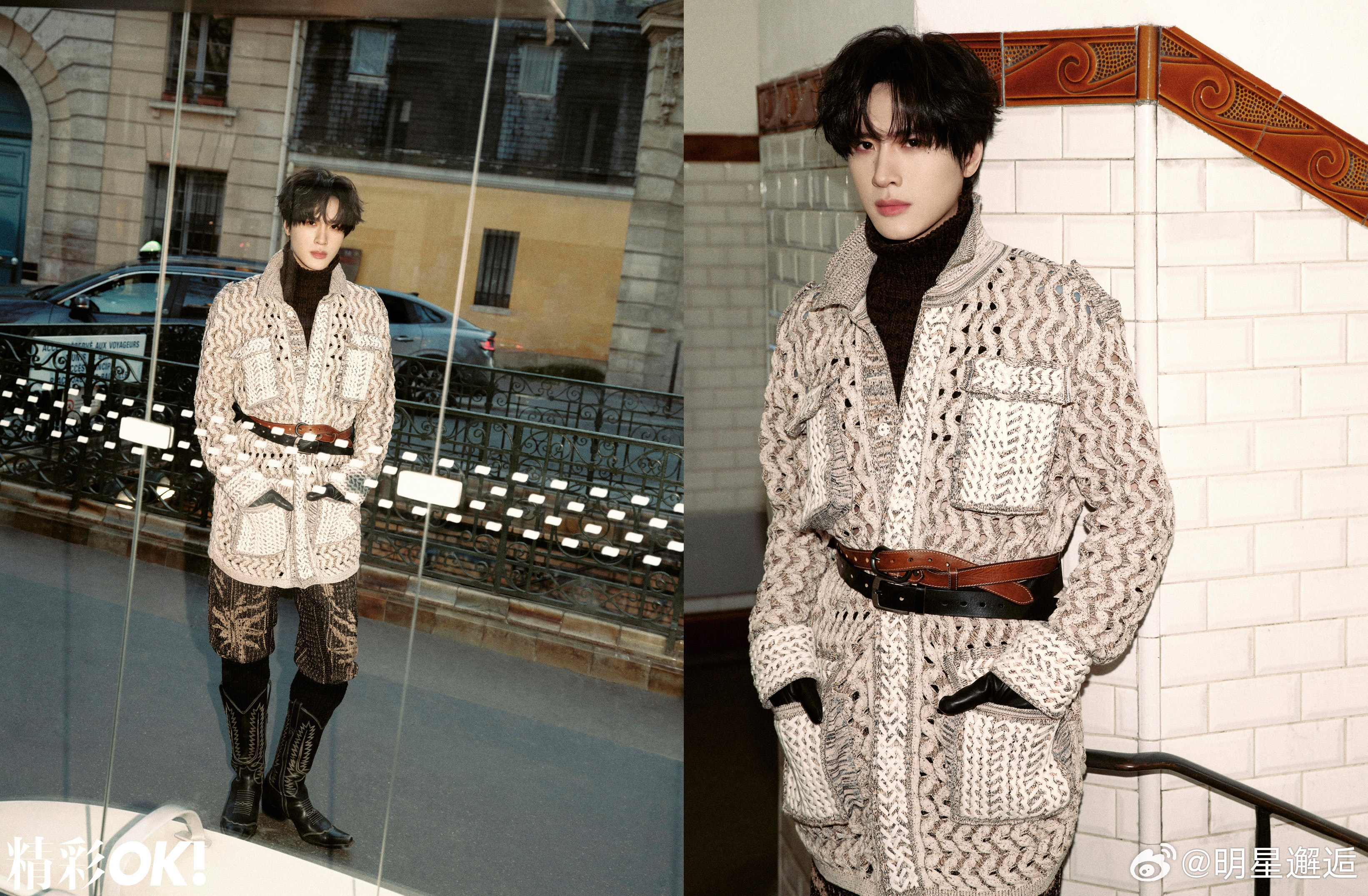 展轩精彩OK漫游巴黎封面展轩漫步在巴黎街头，在春日的花海的中，明媚又时髦。 