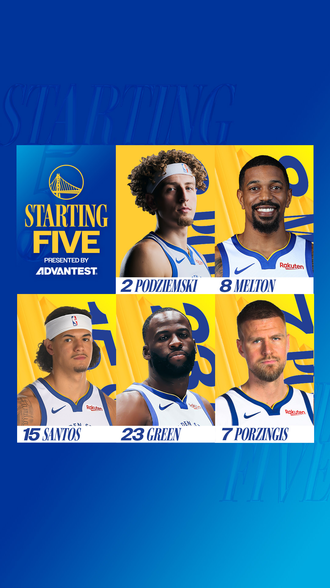 今日首发勇士vs凯尔特人金州勇士金州勇士