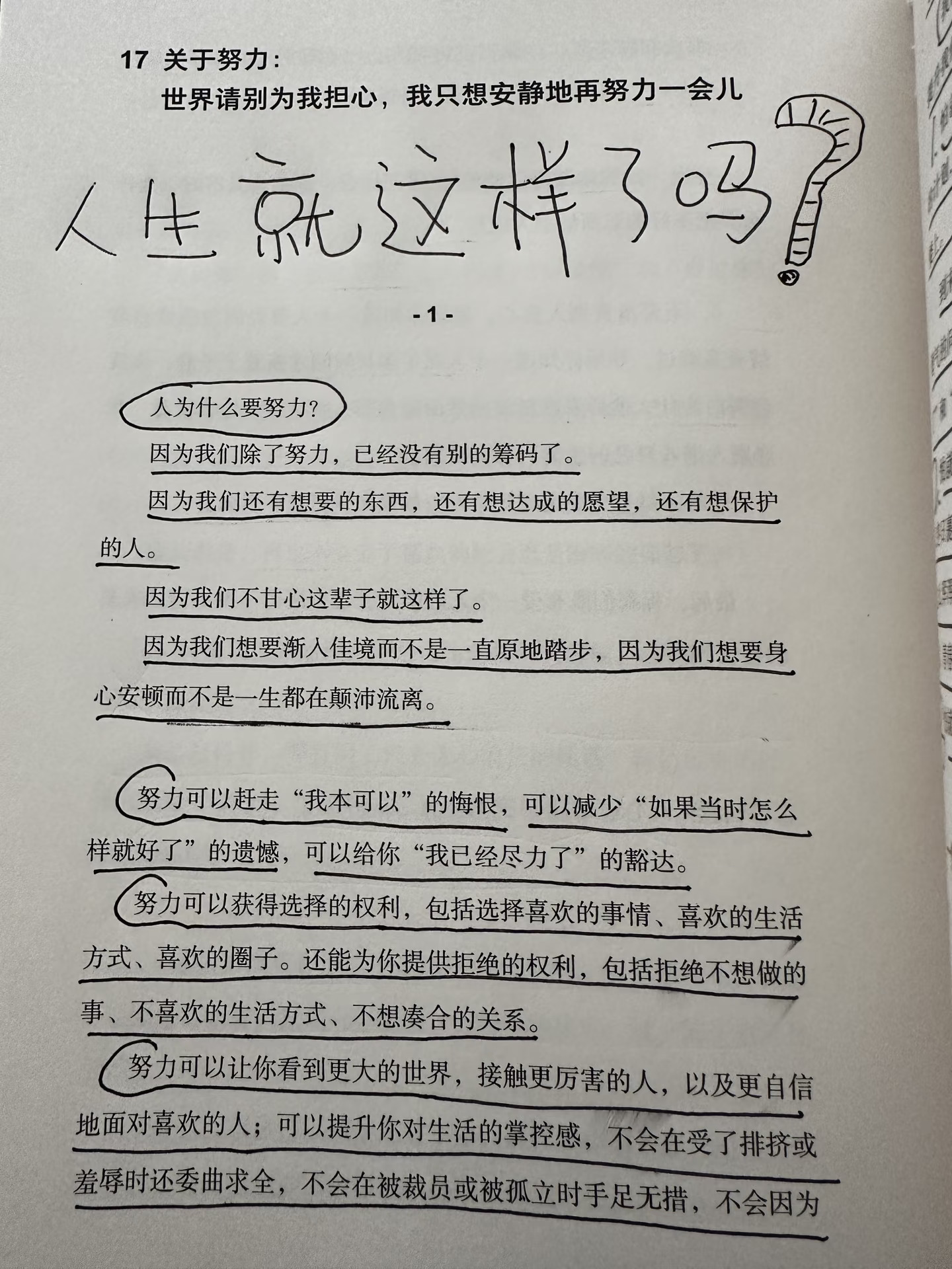 关于努力的意义，这篇写到我心坎里了