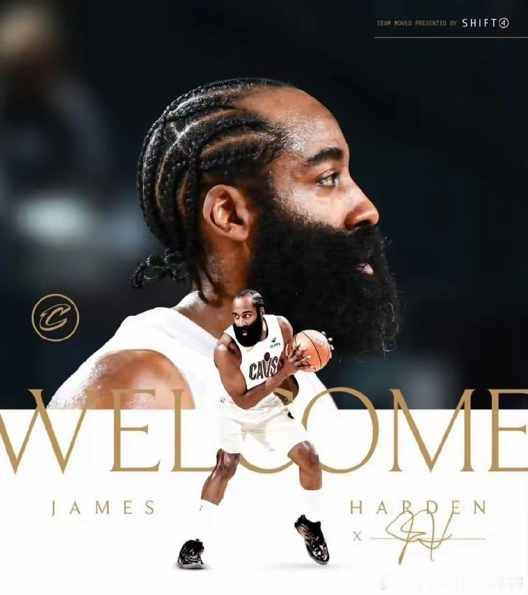 骑士主场迎战独行侠，哈登手感不佳12中4仅得13分7助攻+6失误，米切尔效率也不