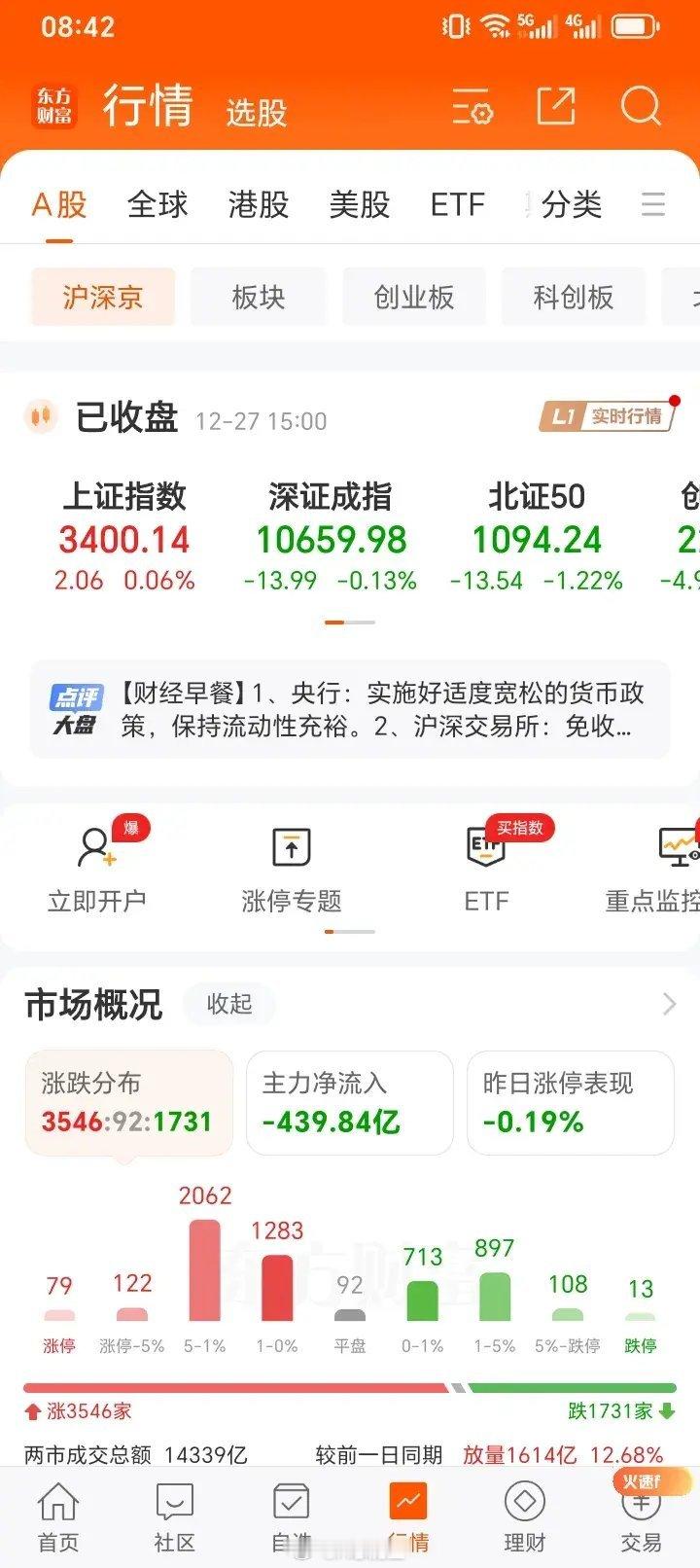 在这个特殊的时间窗口，今明两天的市场被赋予太多的期待，大家总觉得跨年行情要大涨，