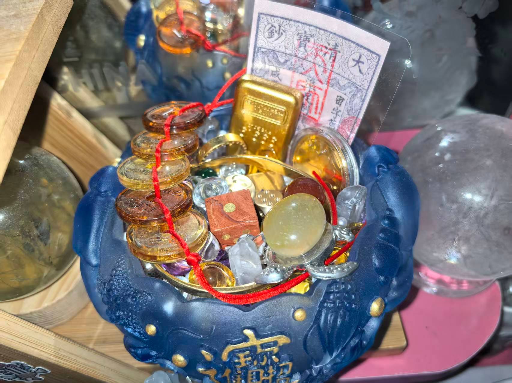 灯小桃上新 富贵返图，随喜赞叹来财来财，八方来财 