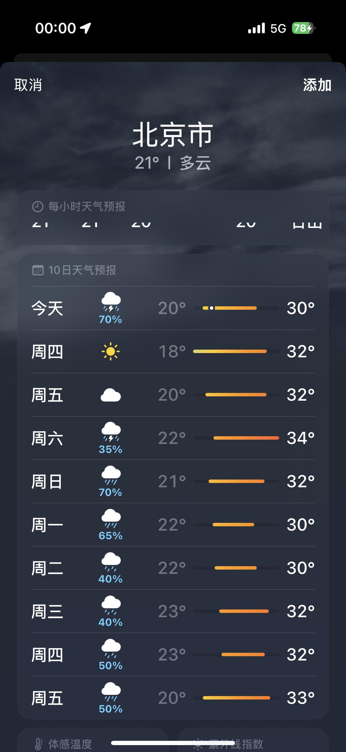 北京也有黄梅天吗？而且这也太热了！ 