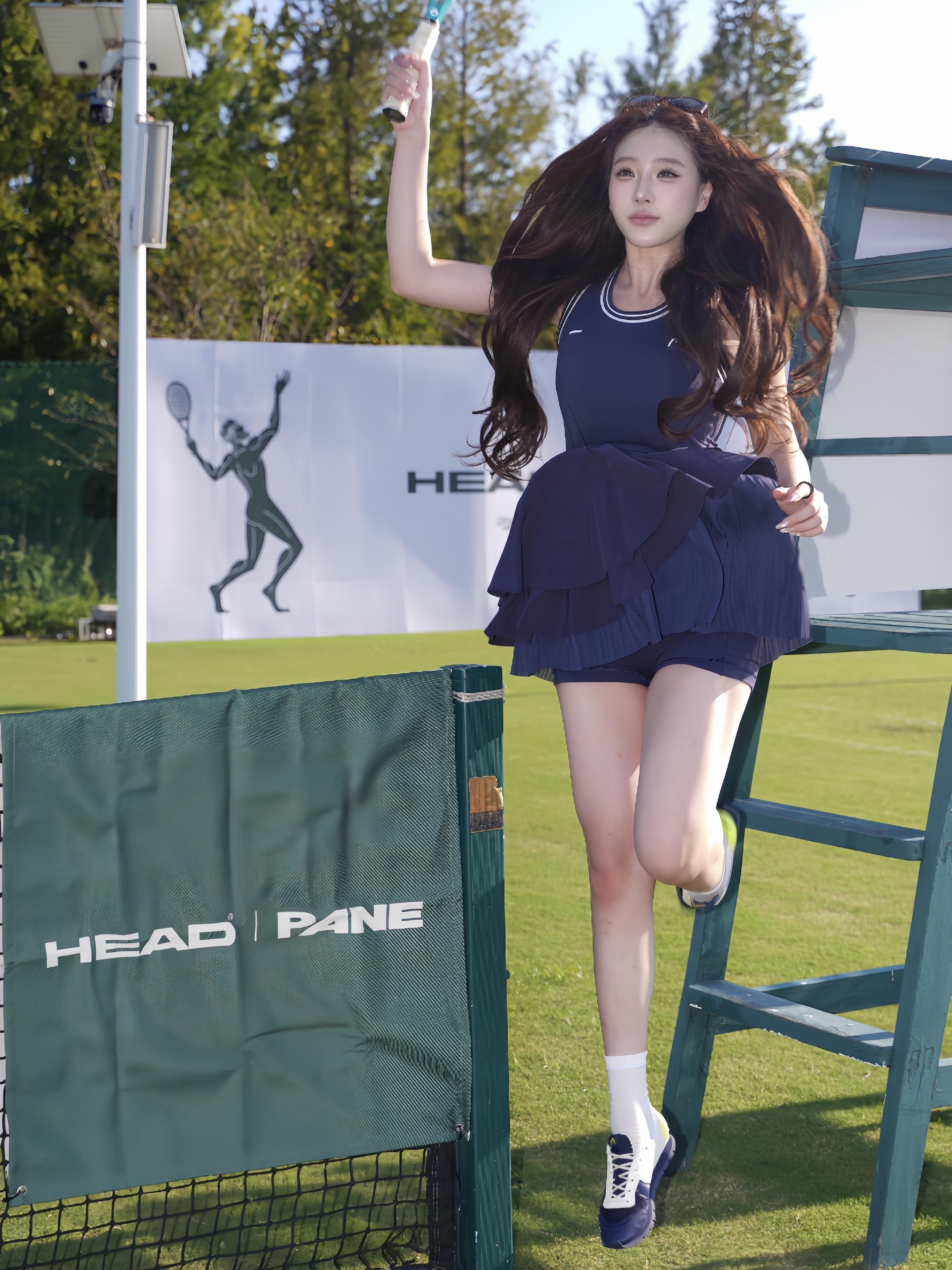 🎾 まだまだだね✨。🎾女孩