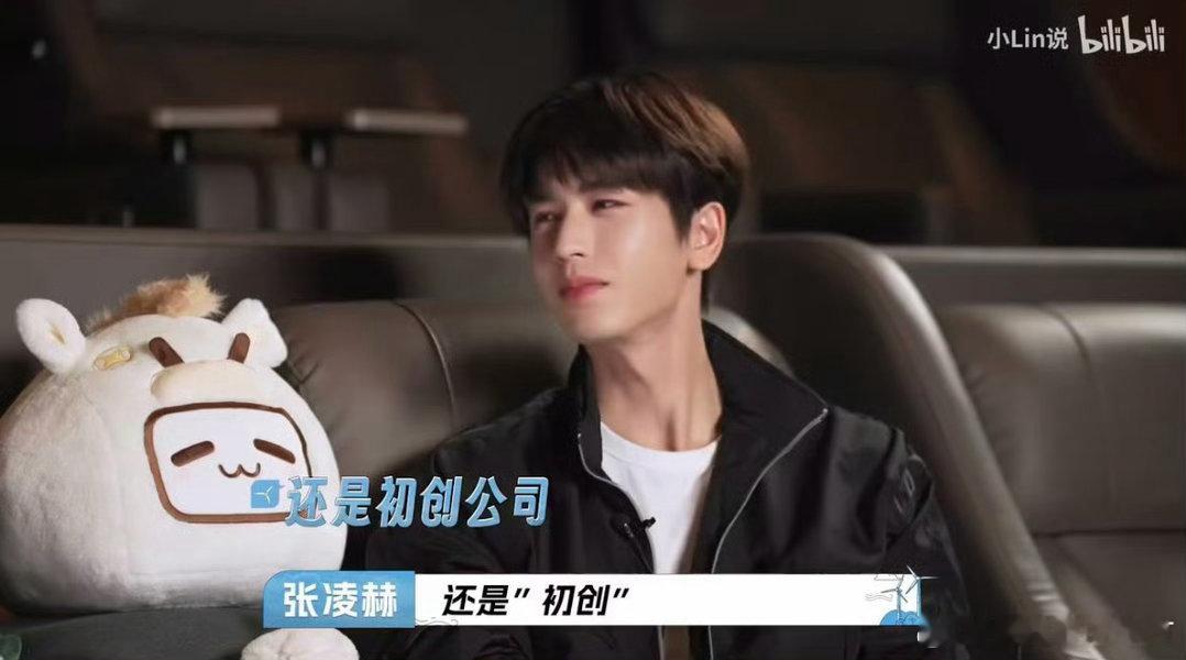 张凌赫形容自己是初创公司张凌赫说自己现在的事业是初学者真诚又务实的想法，不吹嘘不
