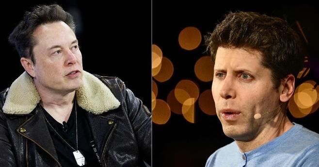 昔日并肩创业的搭档如今彻底撕破脸皮了，一边是顶级科技大佬马斯克，一边是 AI 巨