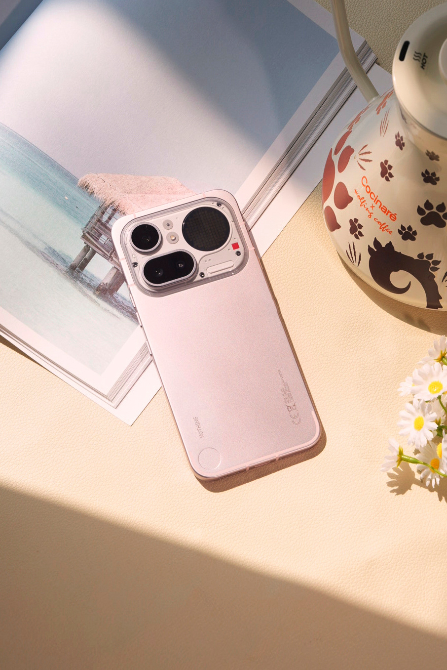 Nothing知道粉色娇嫩，给我发的粉色。Nothing最宠呆呆了~ 