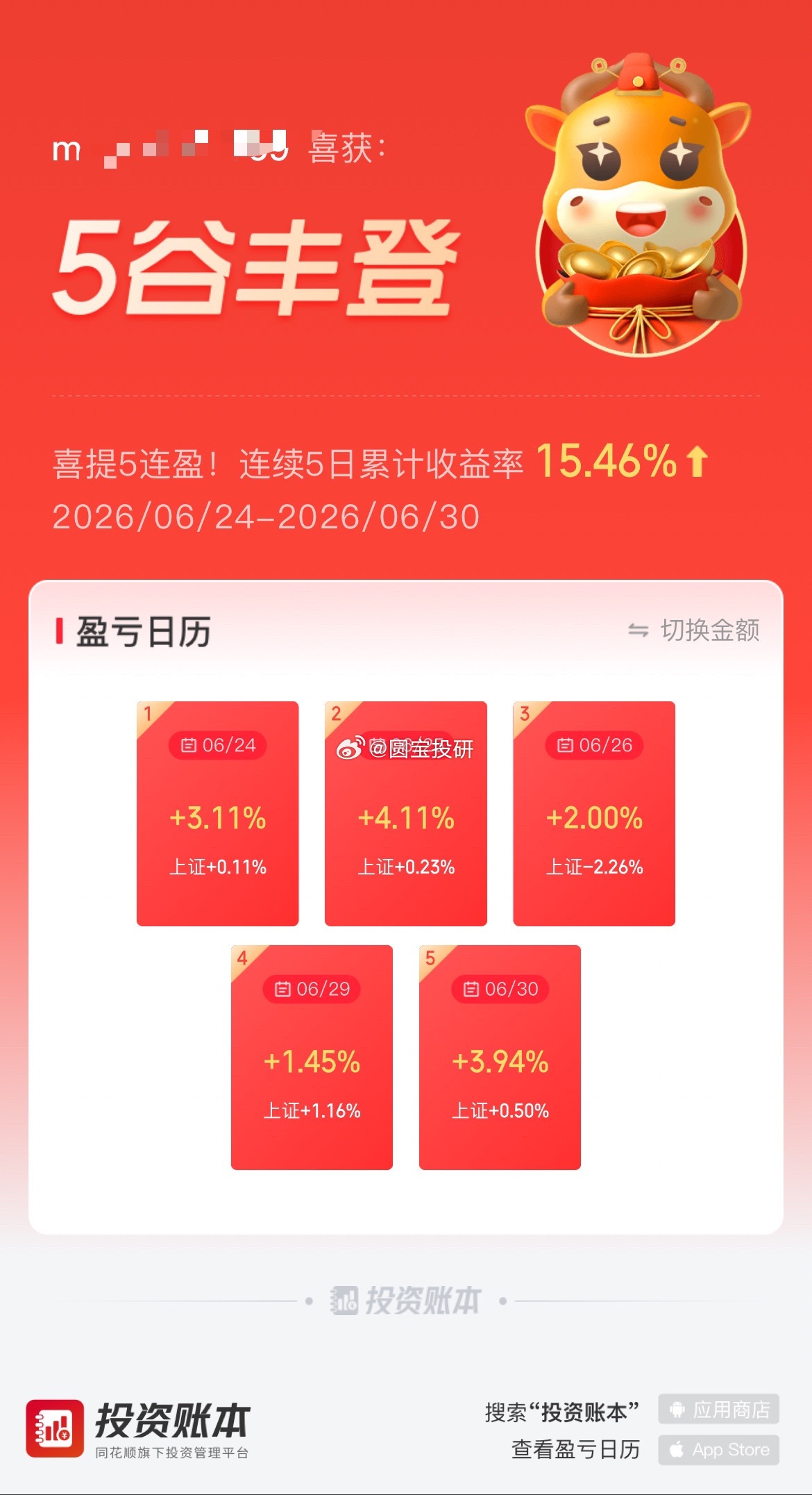 大账户平铺，小账户单吊 