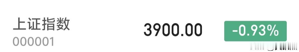 上午精准收在3900.00点，这是多么的牛呀！