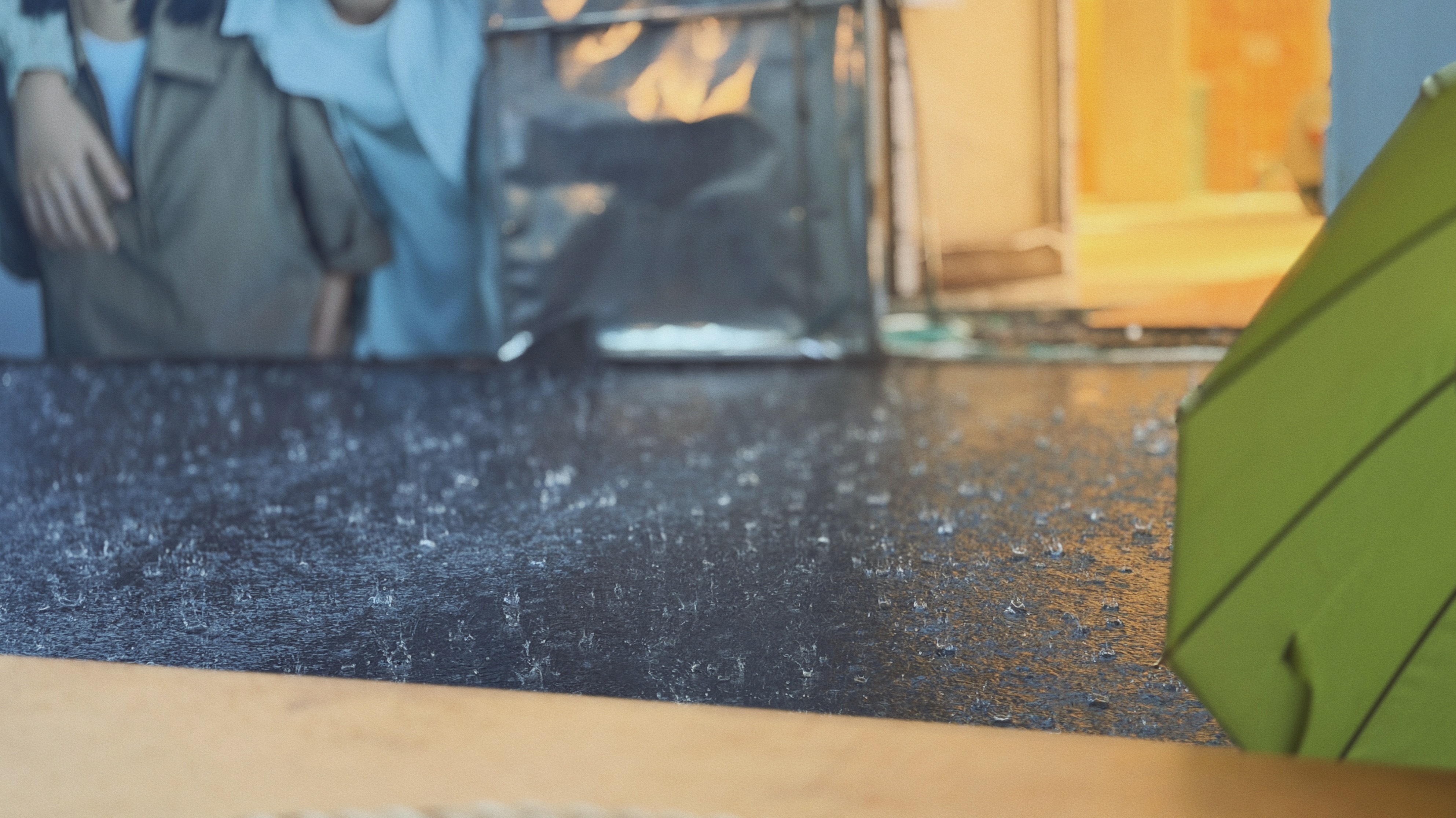 风雨无阻，监工赶活儿又下冰雹了 