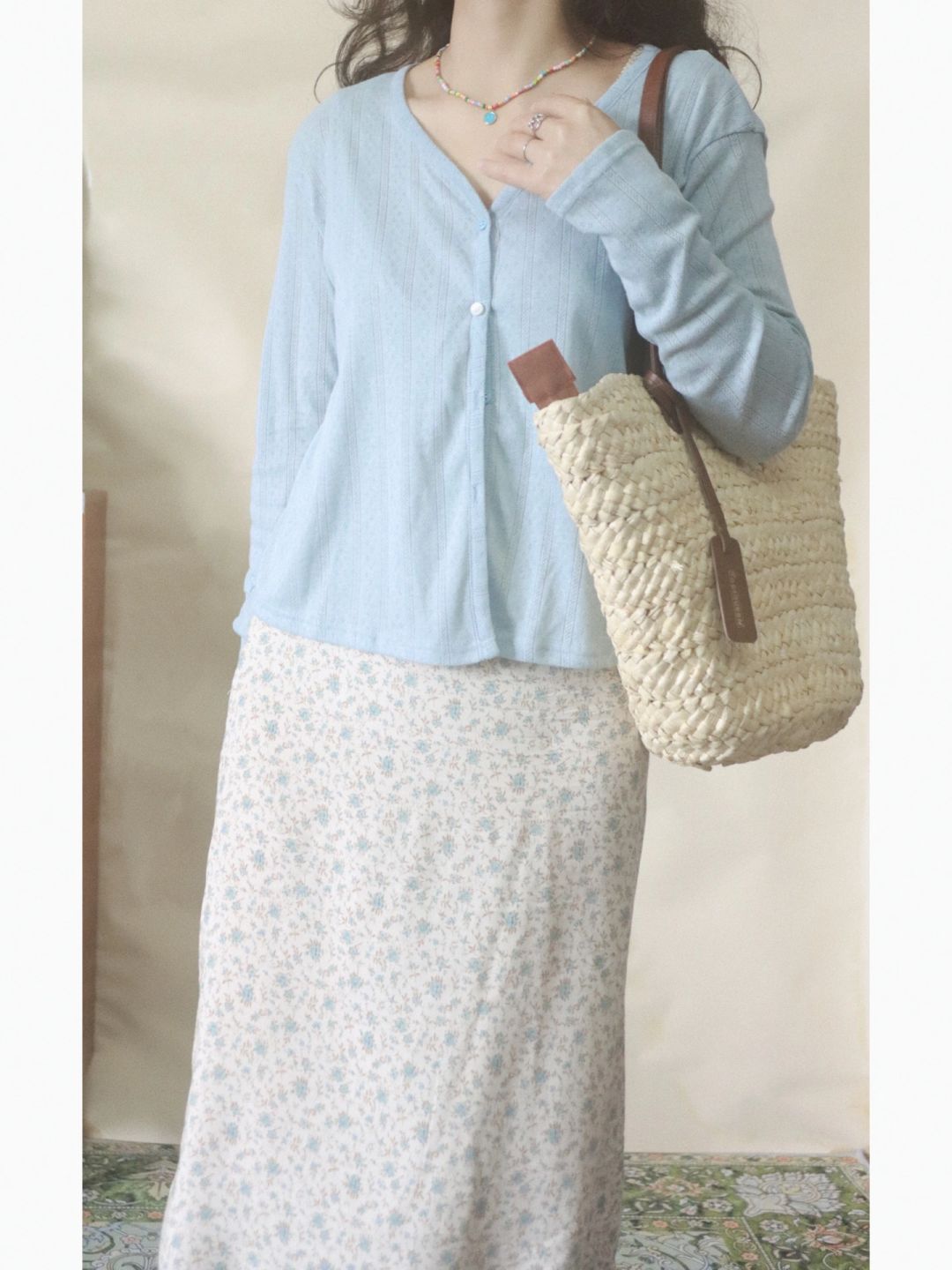 穿碎花裙去逛逛公园🦋