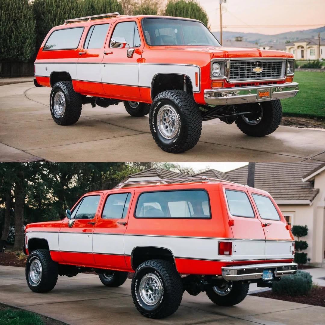1975 年 Chevrolet K20 Suburban 4×4 是美式全尺寸