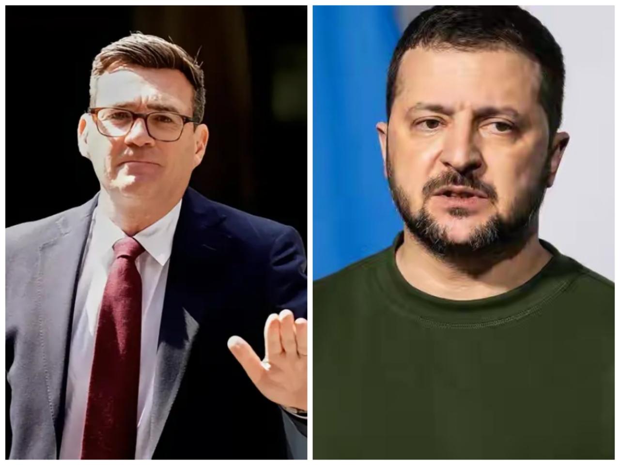 支持乌克兰战斗到最后一刻，刚上任的英国新首相伯纳姆第一个电话就打给了泽连斯基。