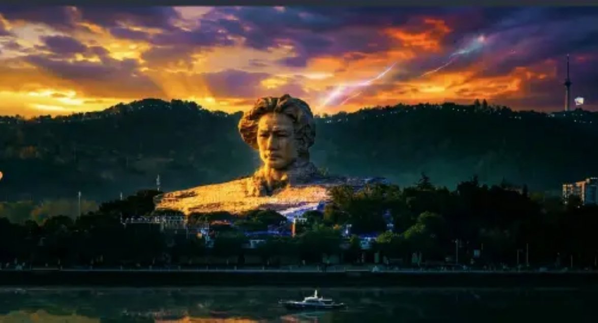 华夏何其幸，危亡之际，天降伟人东方红 