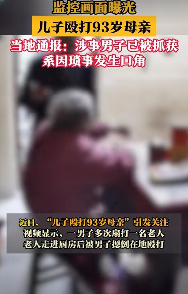 亲儿打93岁妈？这波操作连禽兽都看不上！
 
2025年11月10日18时16分