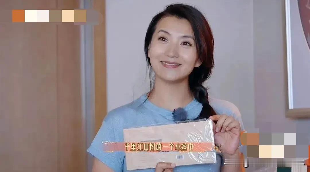 大概就是陈好送礼物的时候把千里江山图的丝巾口误说成了清明上河图，然后被骂没文化之