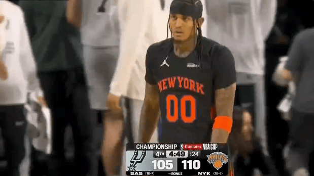 克拉克森拿到15分领先5分，唐斯还剩5分钟带伤出战换下米罗