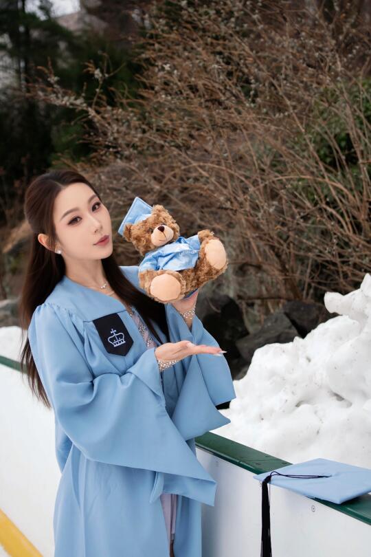 ⛸🩵我又又又来拍冰场毕业照啦❄️👩‍🎓