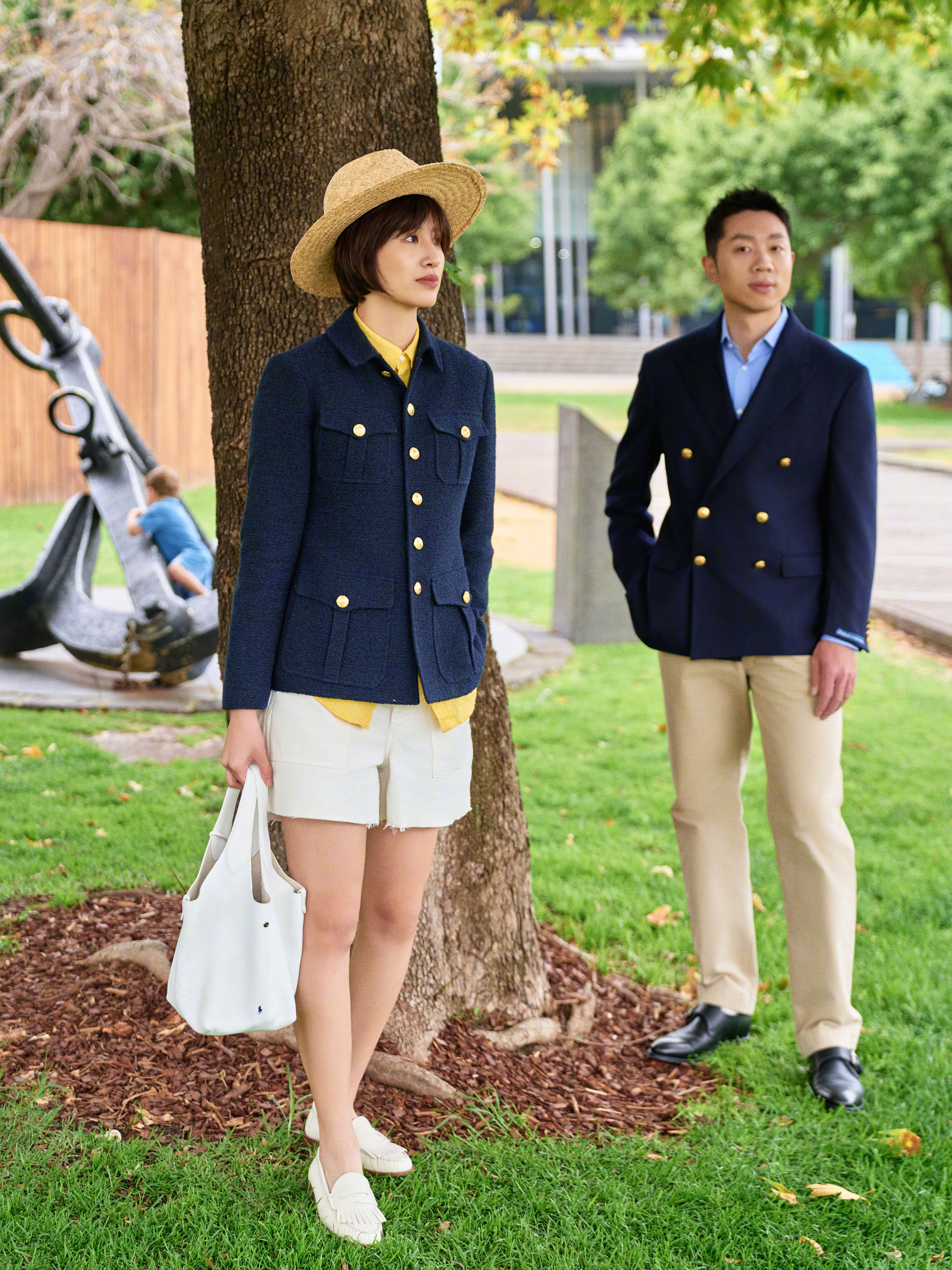 许昕 × 姚彦 与拉夫劳伦共赴澳网之旅，身着Polo Ralph Lauren 