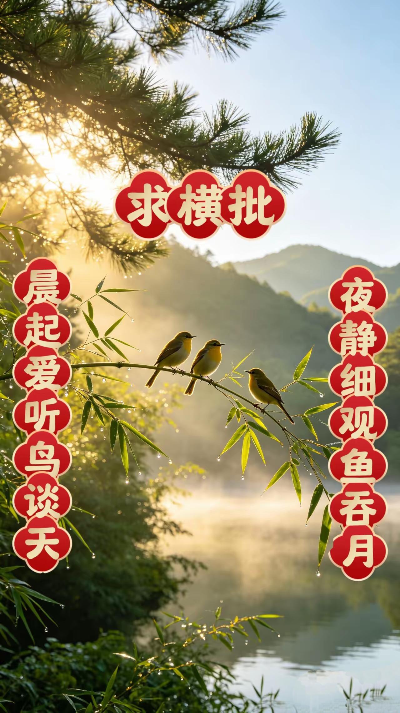广东一位钓鱼老喜欢去夜钓鱼，平时也喜欢对对联，去年还写了一副对联，发到网上至今无