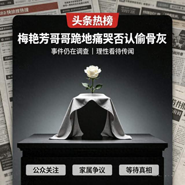 梅艳芳哥哥跪地痛哭否认偷骨灰，舆论背后的无尽唏嘘