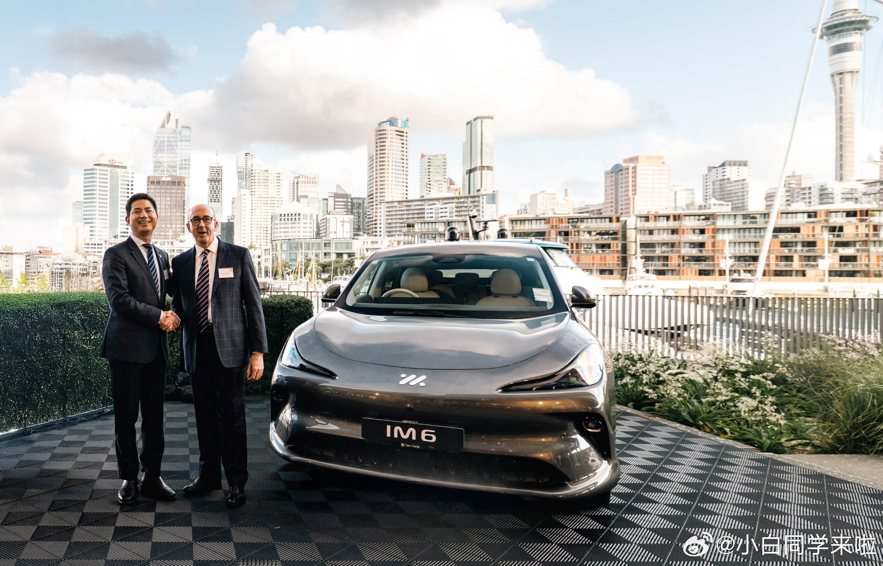 出海才是未来啊，智己IM6登陆新西兰，也就是智己 LS6.新车起售价为 66,9