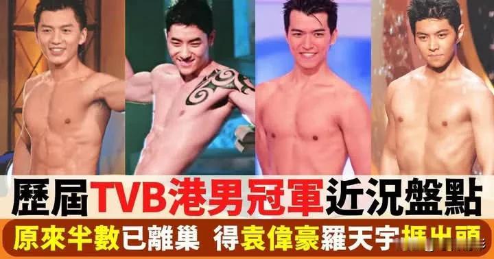 歷屆 TVB 港男冠軍近況盤點 半數已離巢 得袁偉豪羅天宇捱出頭