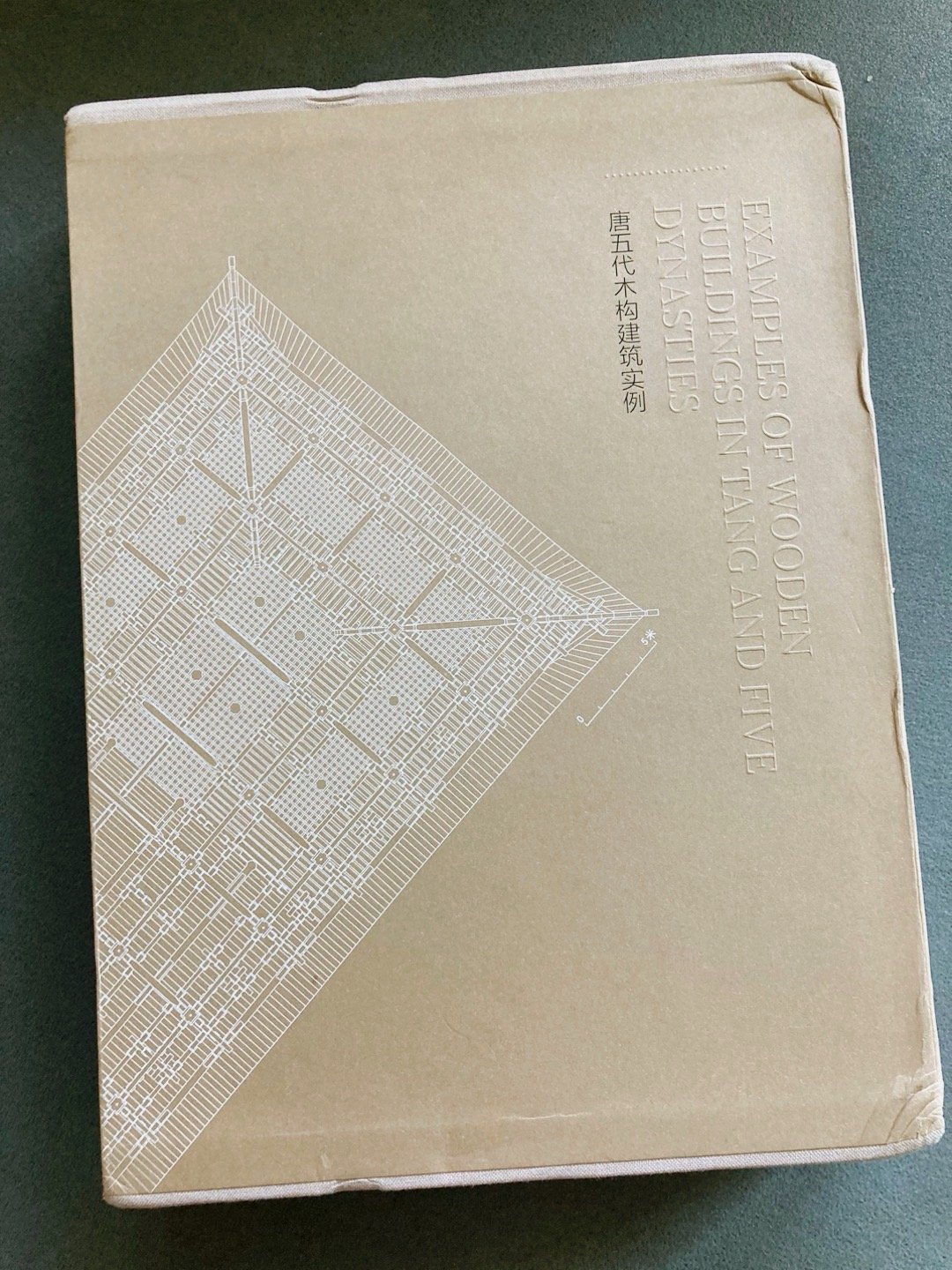《唐五代木构建筑实例》，2021年的书，已经断货，四百块入手九成新，虽然不便宜，