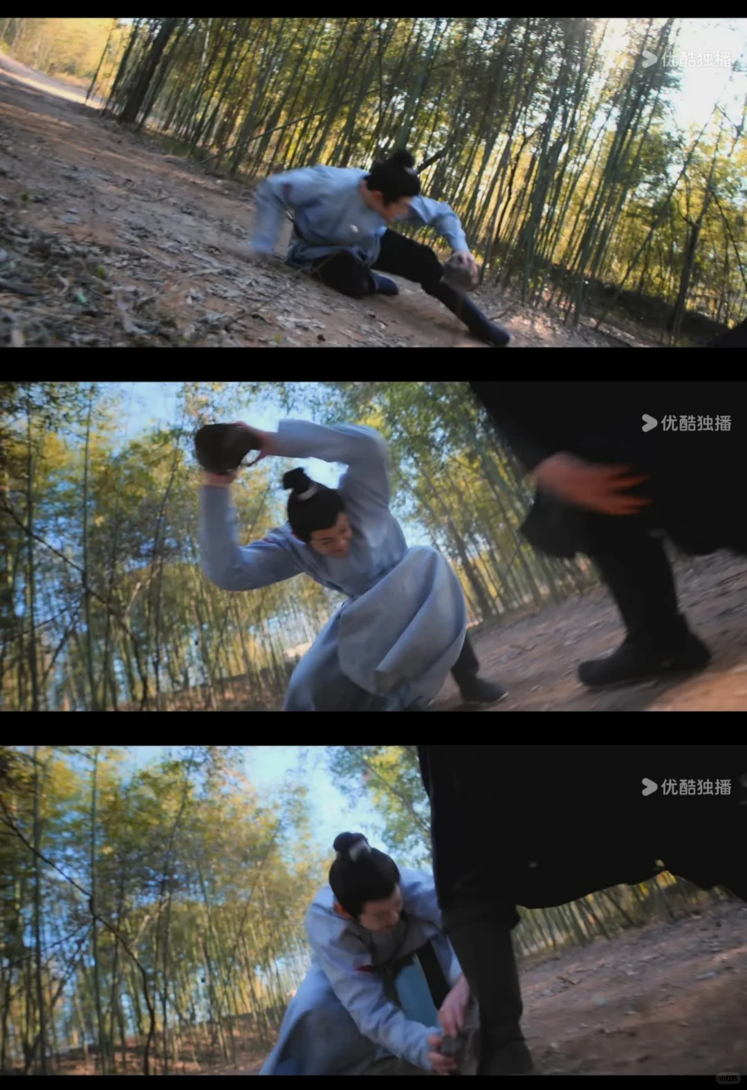 第一次看见古偶里打架打的这么憨厚的