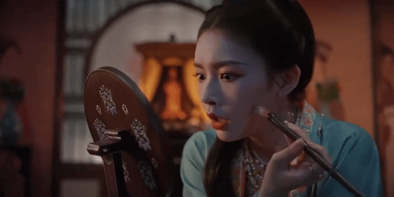 谁能拒绝林允聊斋里这组大婚名场面林允聊斋红色婚服造型林允聊斋大婚镜头为变美甘愿赌