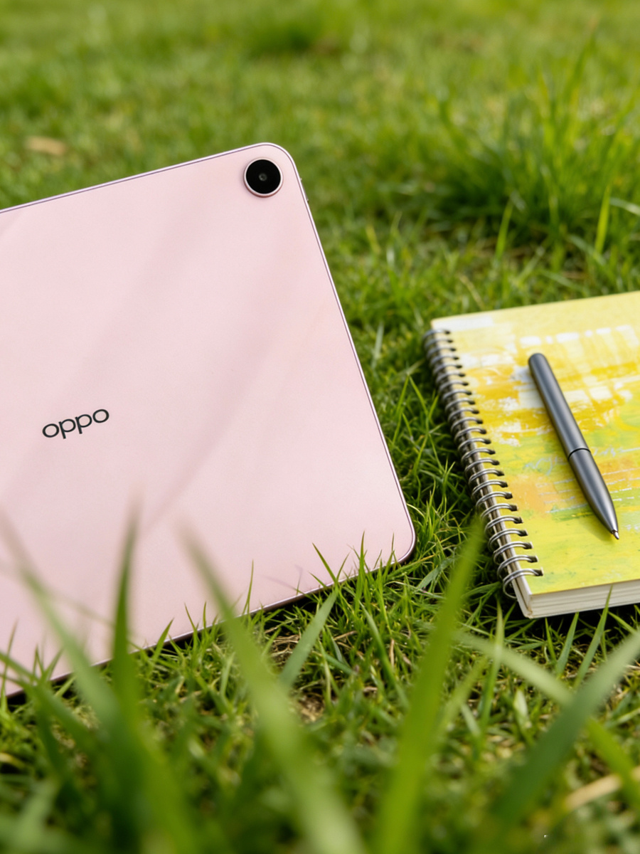 O家的平板新品，幸运星光粉配色十足少女心！背板流光幻影，金属材质上晕染出猫眼般的