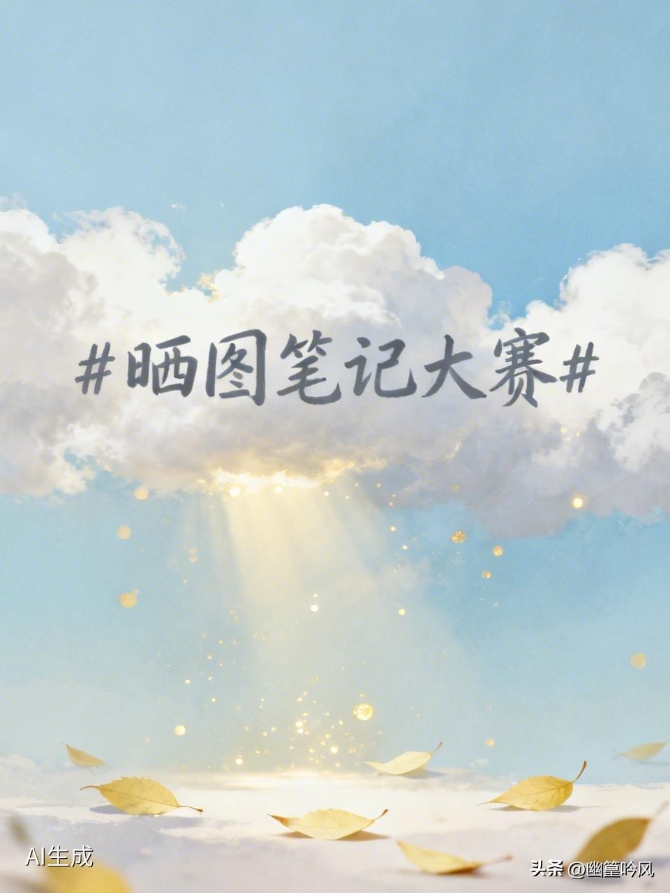 晒图笔记大赛 参加晒图笔记大赛，就像打开了一个新奇世界的大门。看到好多有趣的分享