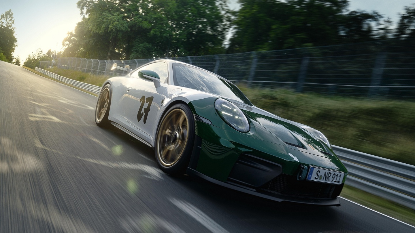纽博格林百年，保时捷只造100台。911 GT3 “100 Jahre Nurb