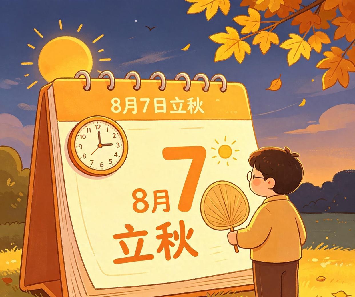 今日立秋｜2026年8月7日傍晚迎晚立秋，读懂节气里中国人千年的生存智慧
 
云